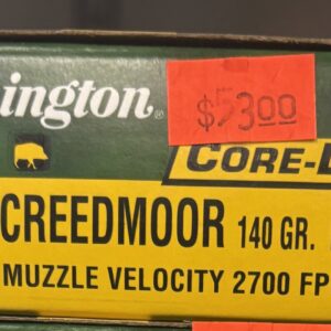 6.5 creedmore Remington ammunition 140 grain pspcl
