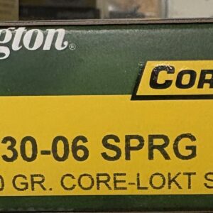 30-06 Remington ammunition 180 grain