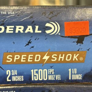 Federal speed shok 12 gauge 2 ¾ number 2