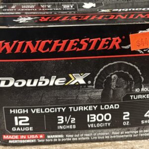Winchester double x 12 gauge 3 1/2 inch number 4 turkey load